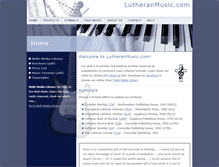 Tablet Screenshot of lutheranmusic.com